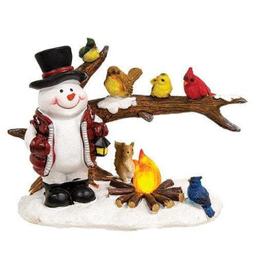 Willie's Woodland Friends Resin Light-Up Figurine - The Fox Decor